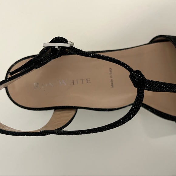 Black and Silver Ron White Sandals - Picture 6 of 11